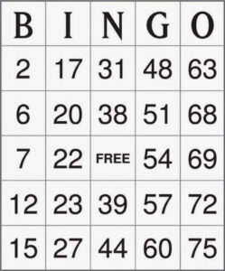 Free Printable Bingo Sheets 1 75_58441