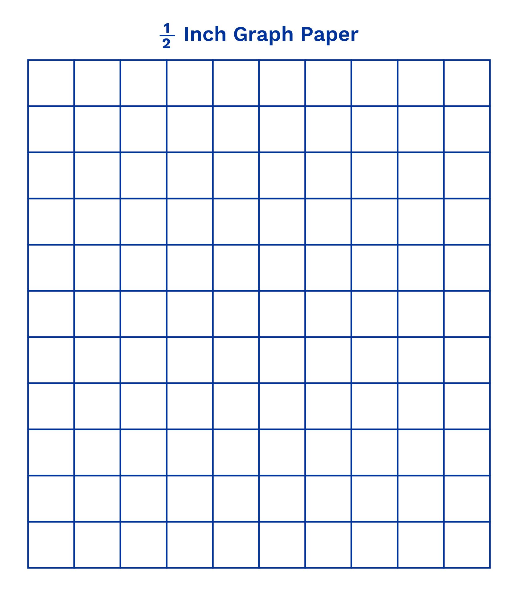 Free Printable Graph Paper 1 2 Inch_56341