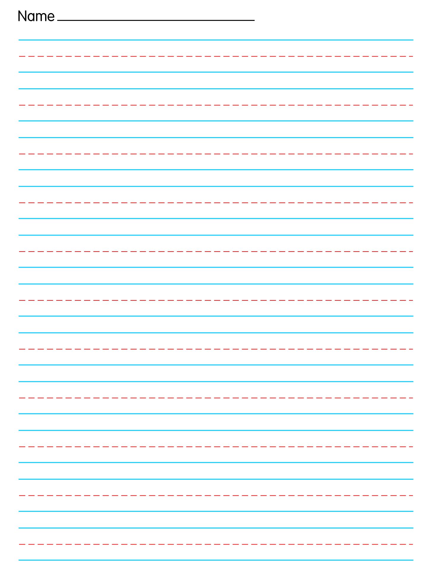 Free Printable Handwriting Sheets Printable_51632