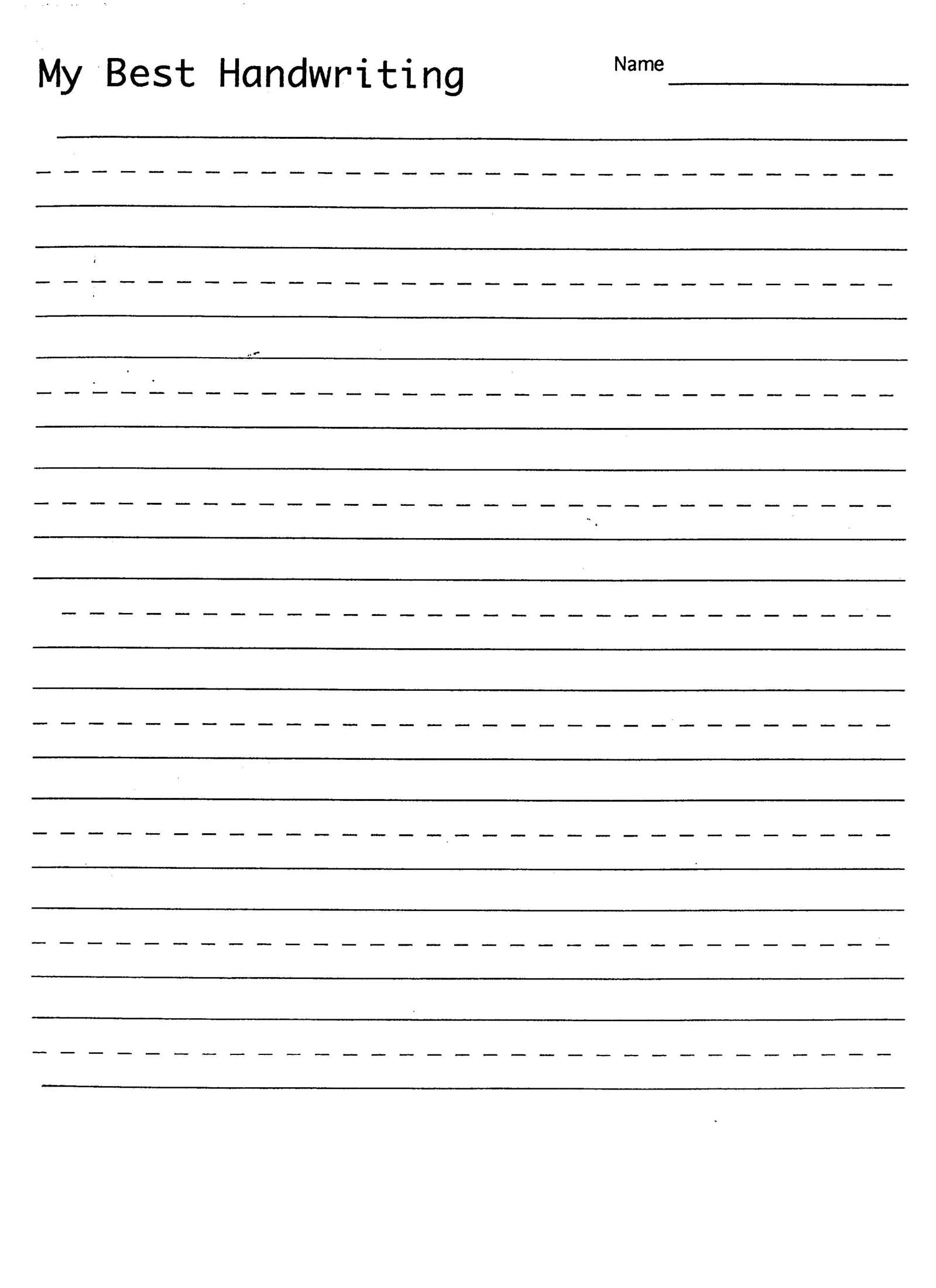 Free Printable Handwriting Sheets Printable_96654