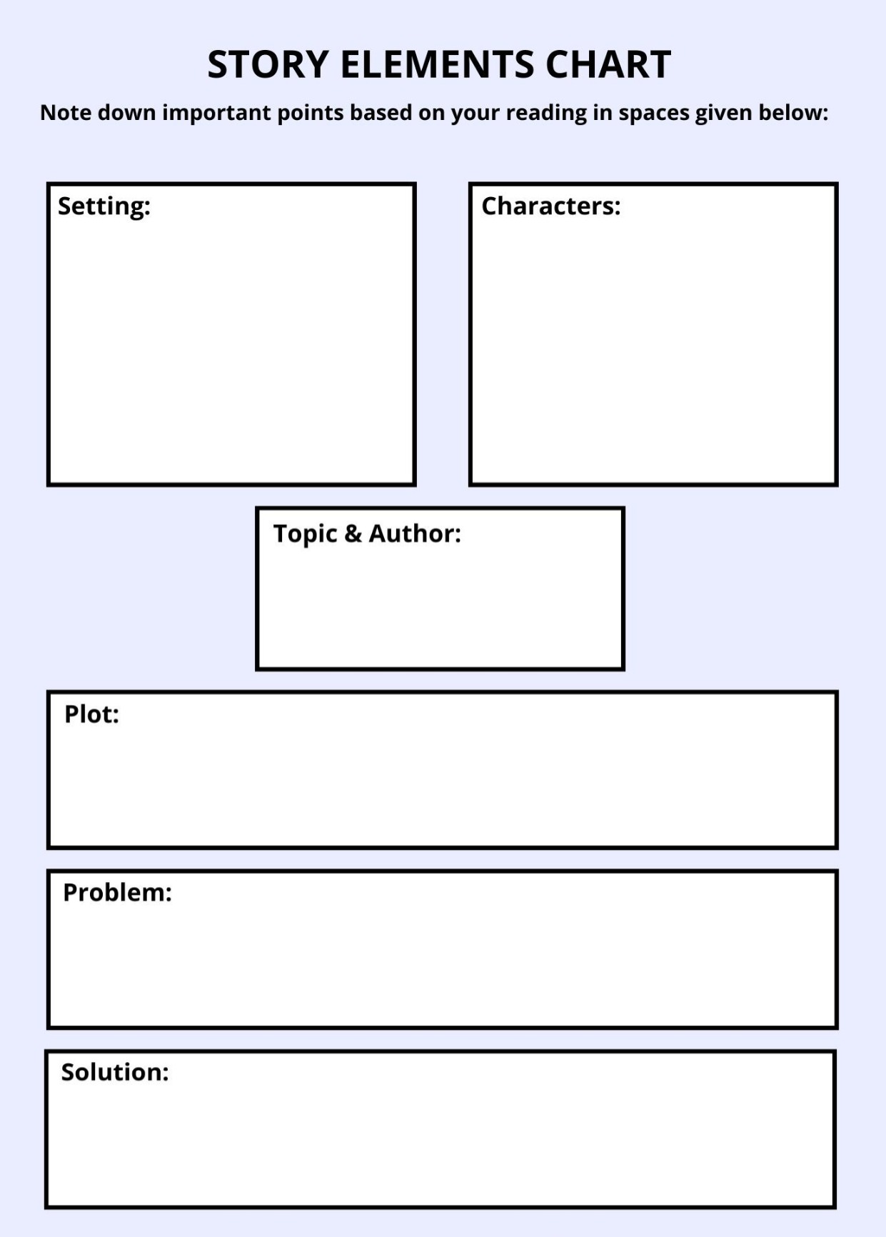 Free Printable Story Elements Reading Passages_22261
