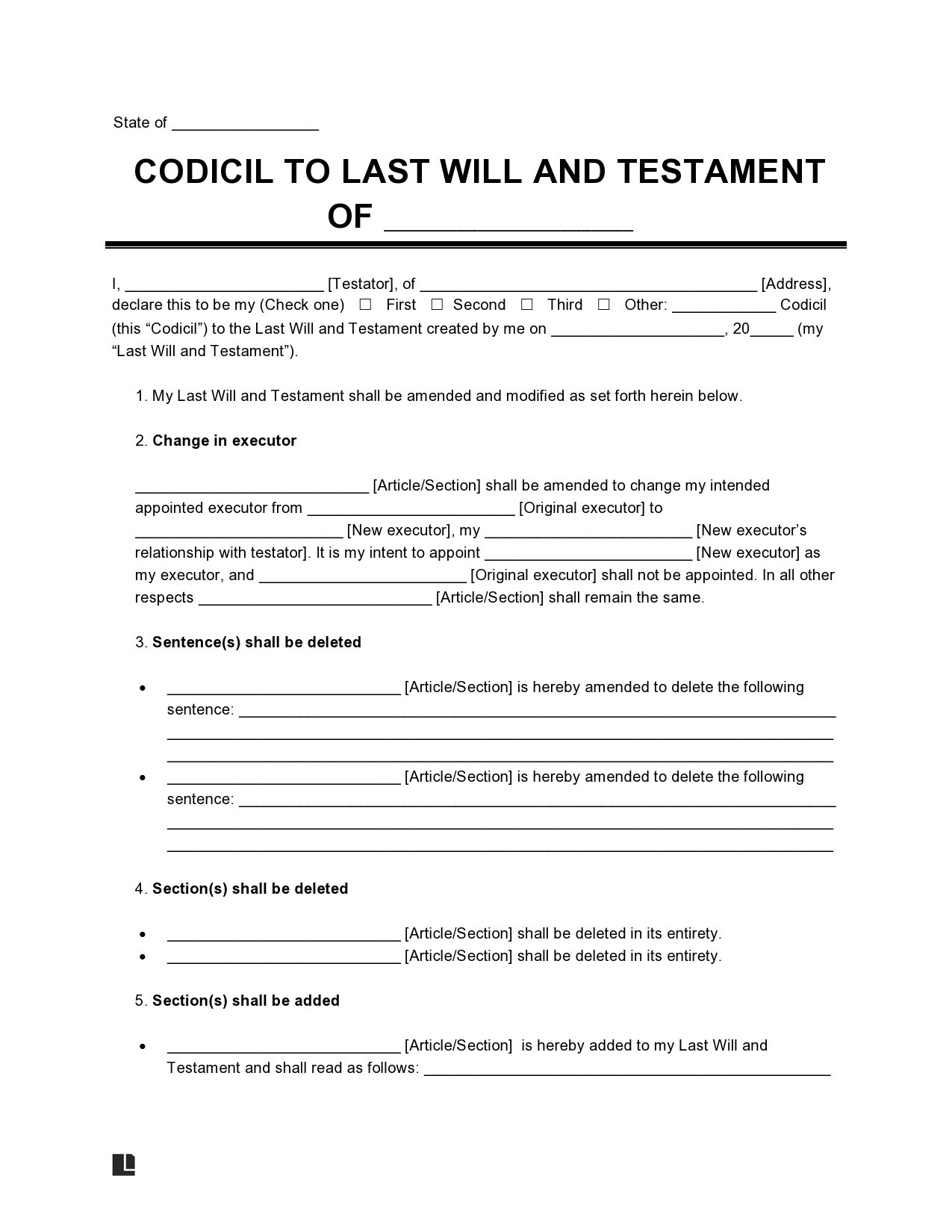 Free Printable Will Forms UK_42547