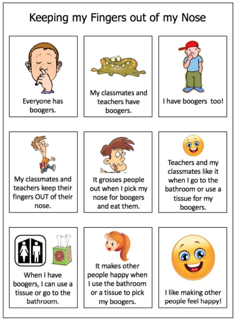 Free Social Stories Printables Printable JD