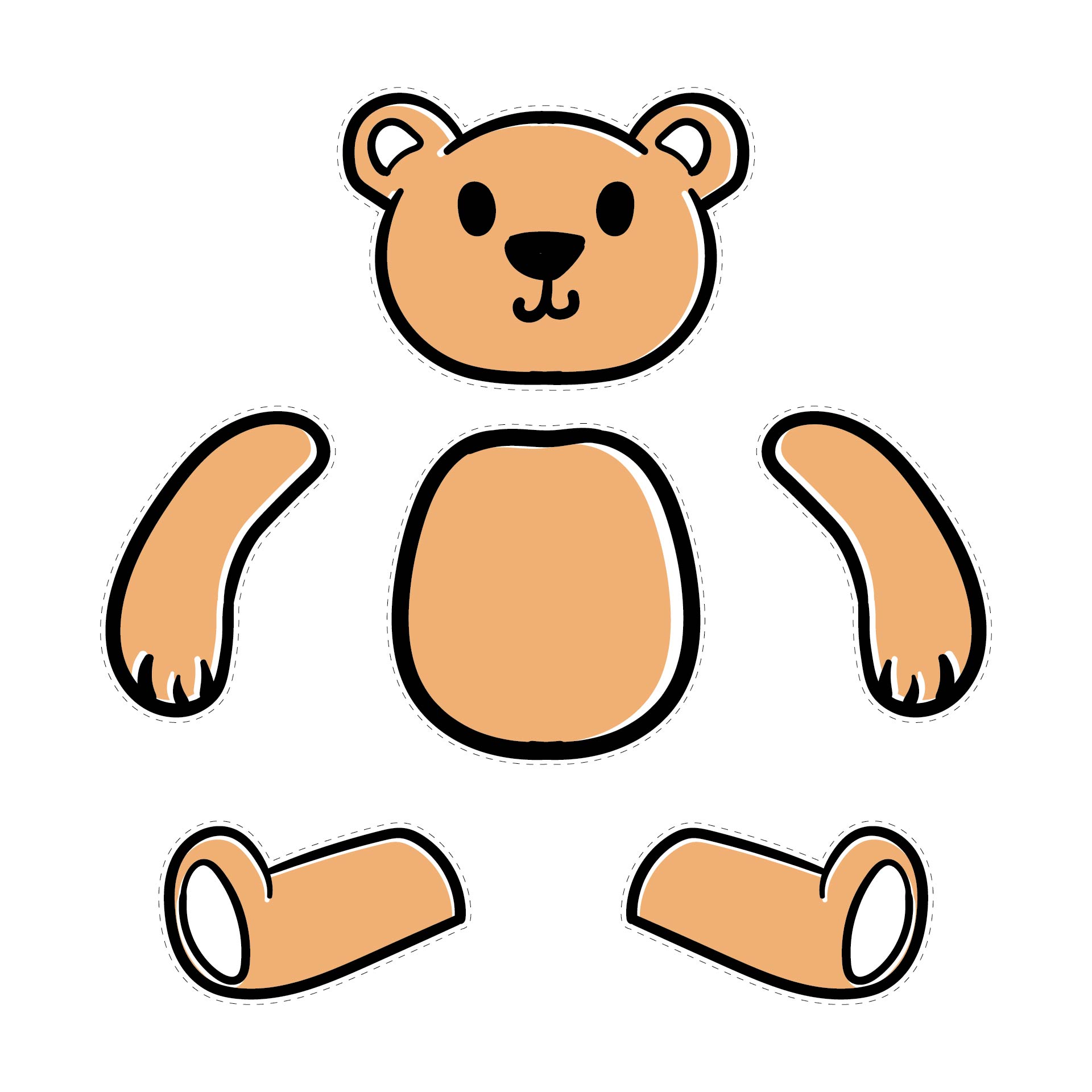 Free Teddy Bear Patterns Printable_826317