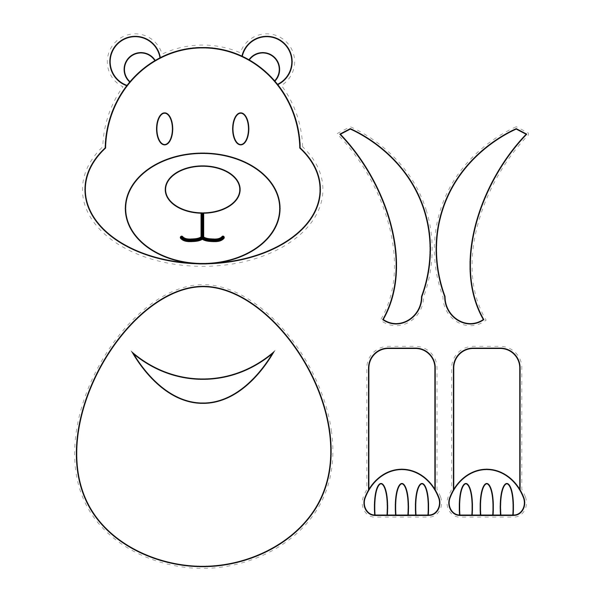 Free Teddy Bear Patterns Printable_92214