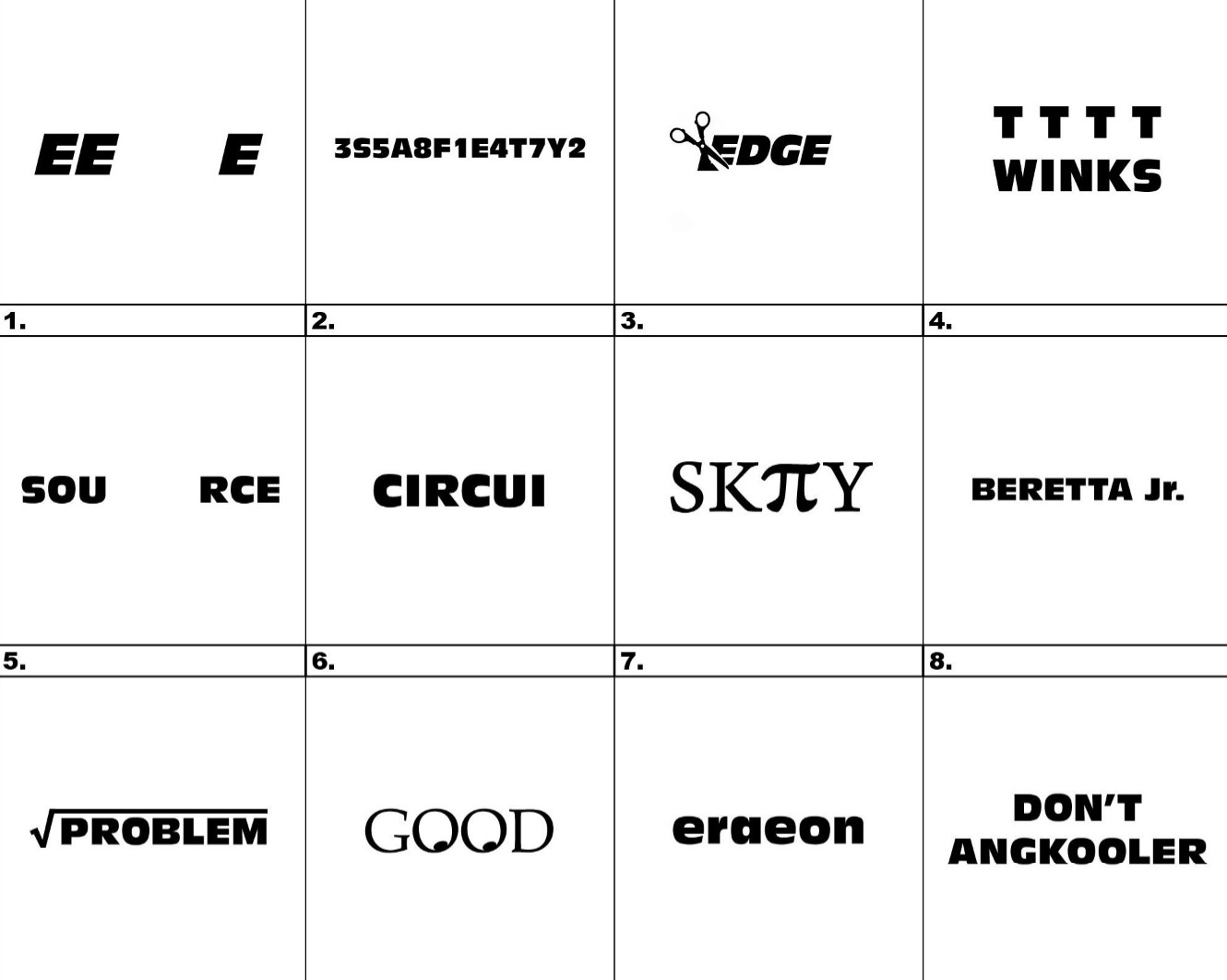 Printable Dingbat Puzzles With Answers_24437