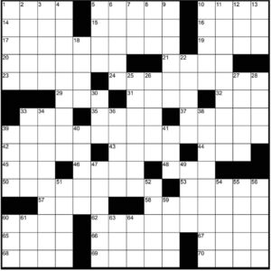 Printable Frank Longo Sunday Crossword Puzzles - Printable JD