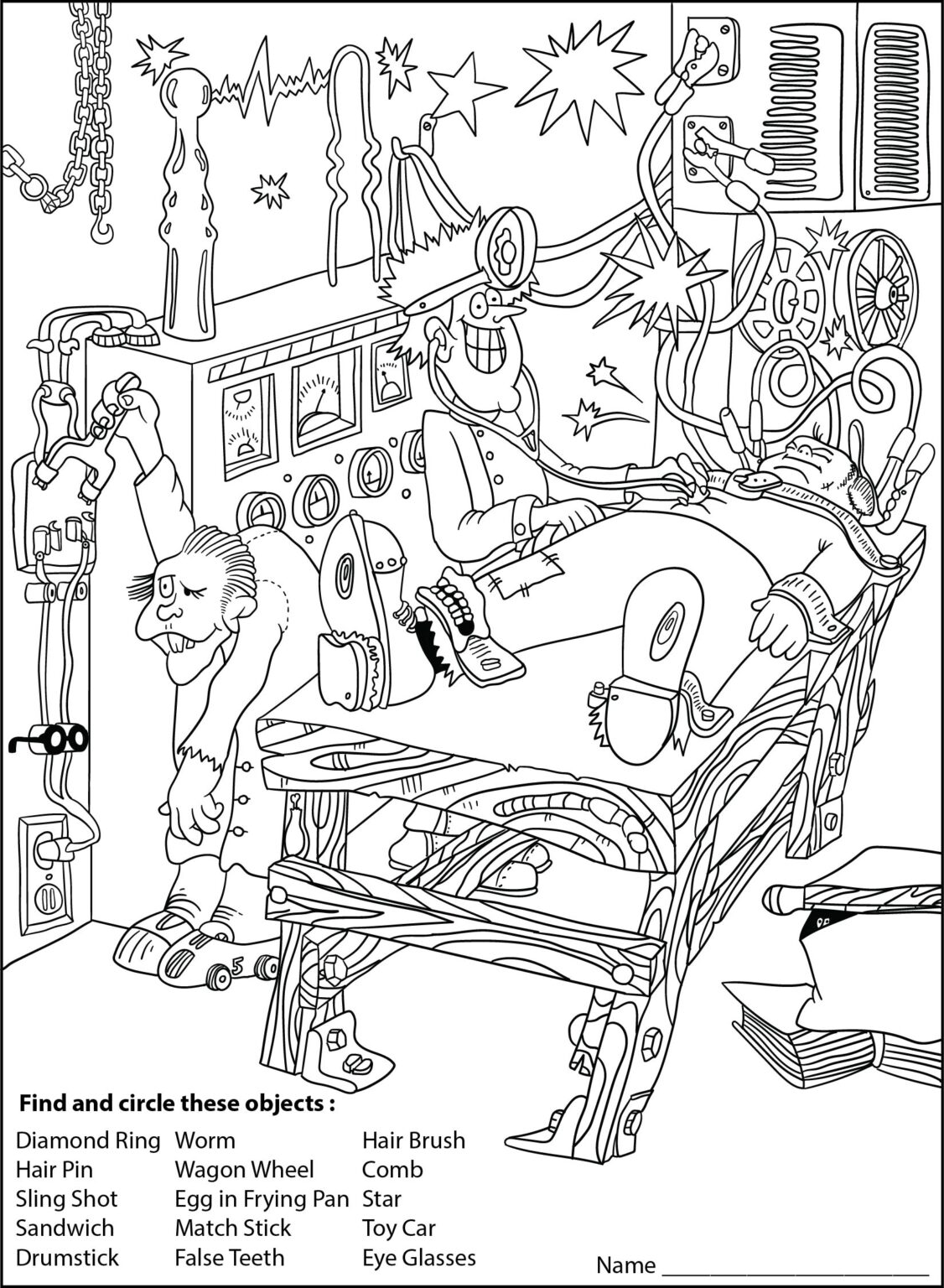 Printable Hidden Pictures For Adults - Printable JD