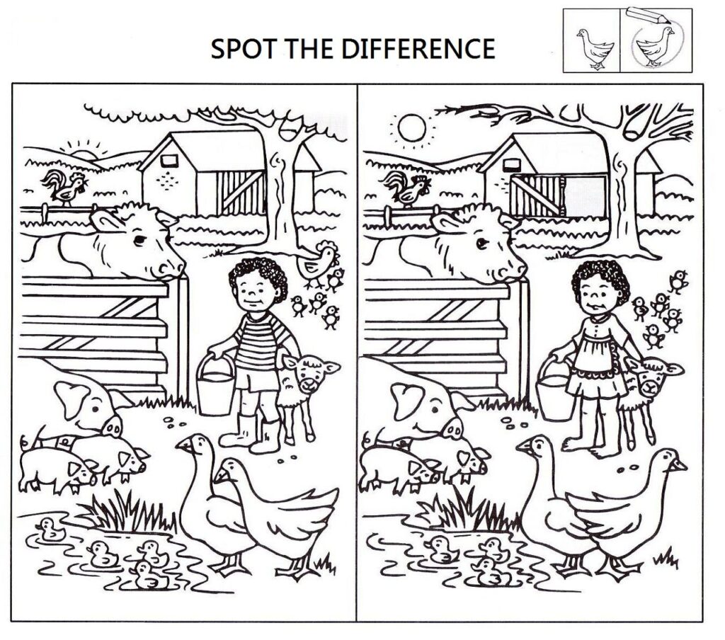 Printable Spot The Difference Printable JD Printable Spot The Difference Printable JD