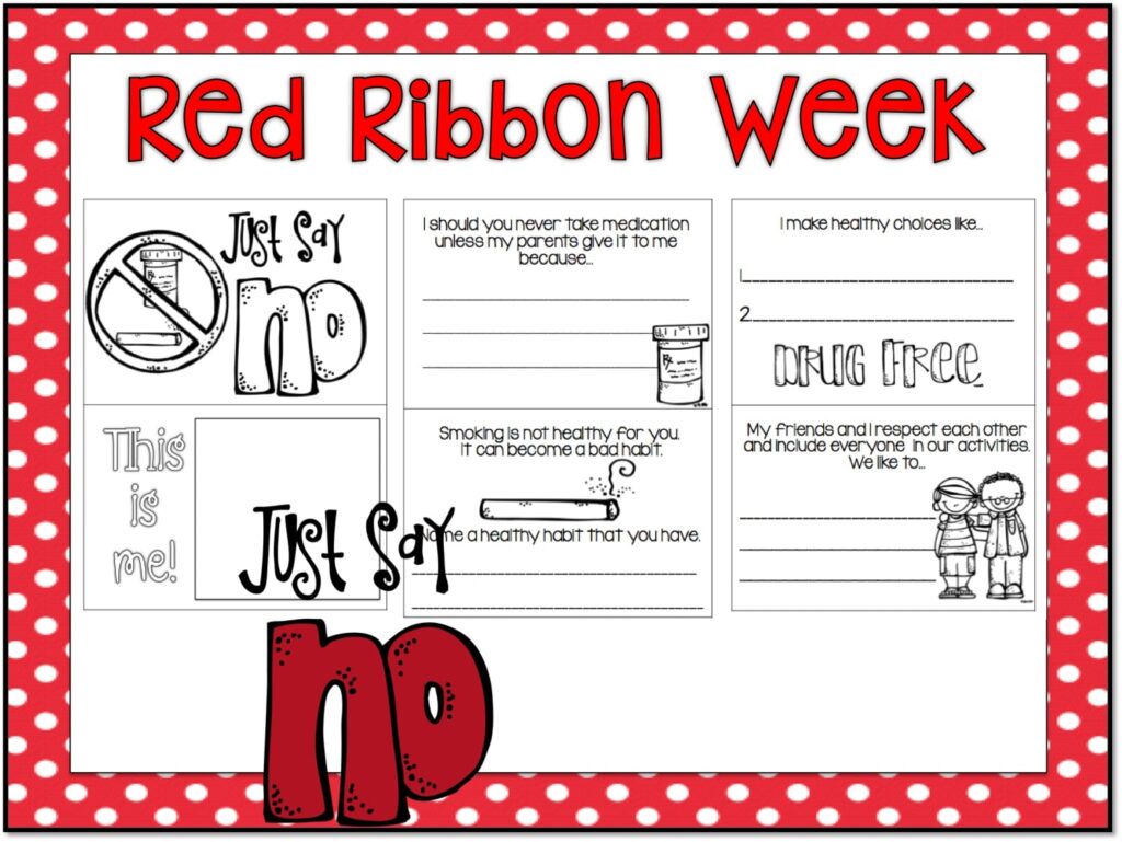 Red Ribbon Week Printables - Printable JD