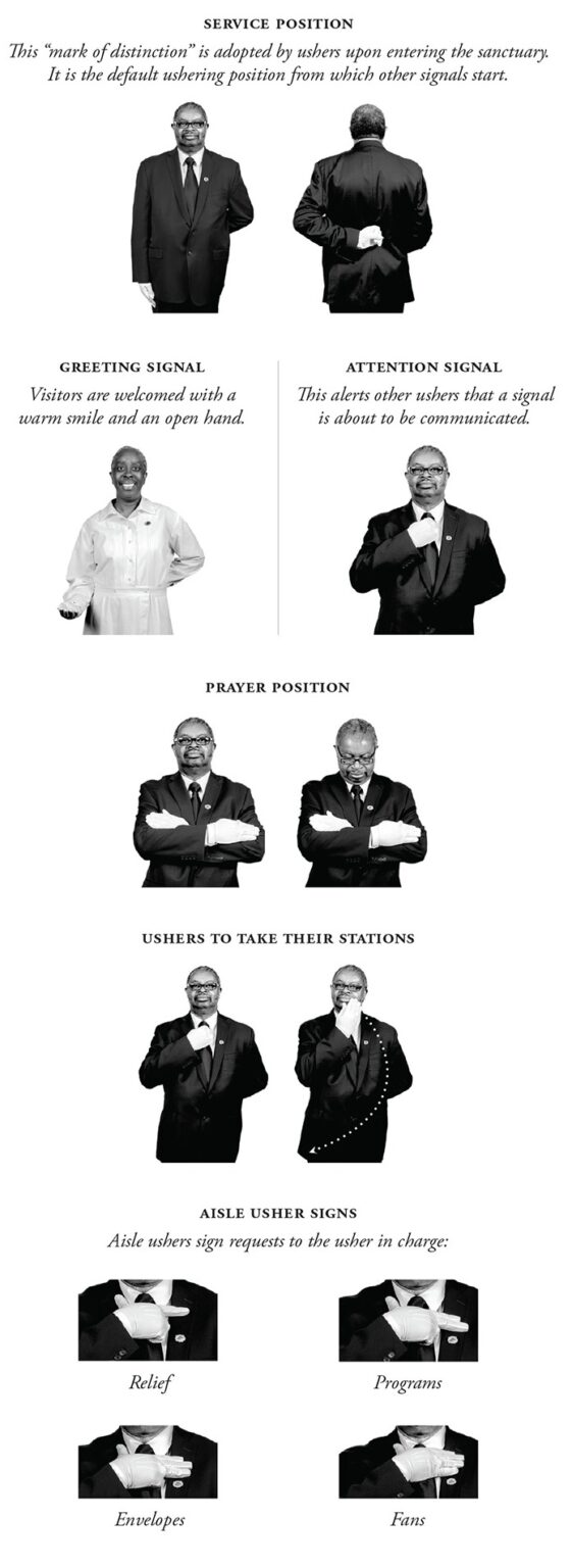 Printable church usher hand signals - viewfiko