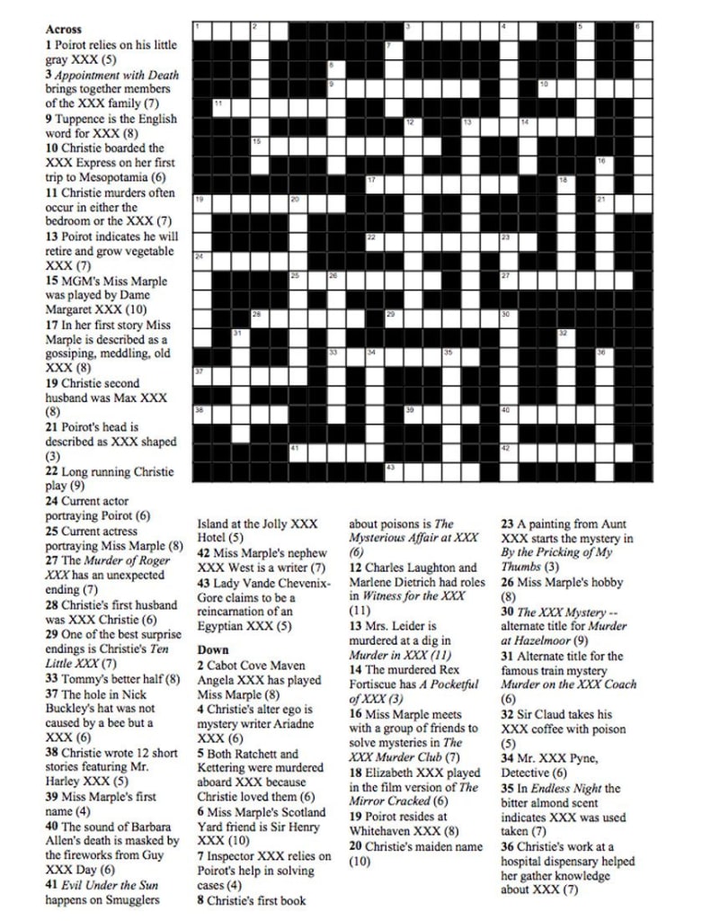 Printable Boatload Crossword Puzzles Printable JD