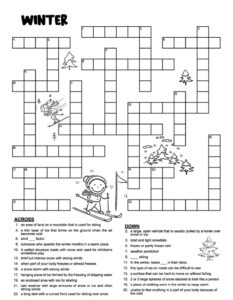 Printable Crossword Puzzles Grade 4 - Printable JD