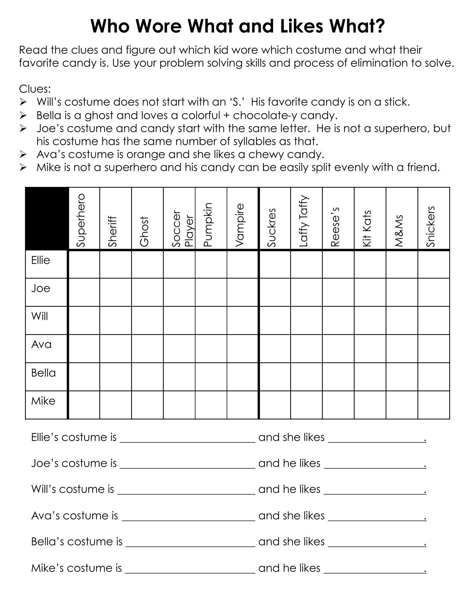 Printable Deduction Puzzles_81266