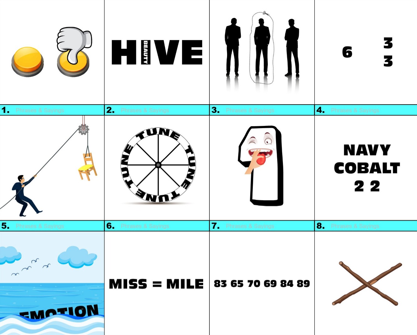 Printable Dingbats For Kids With Answers_69255