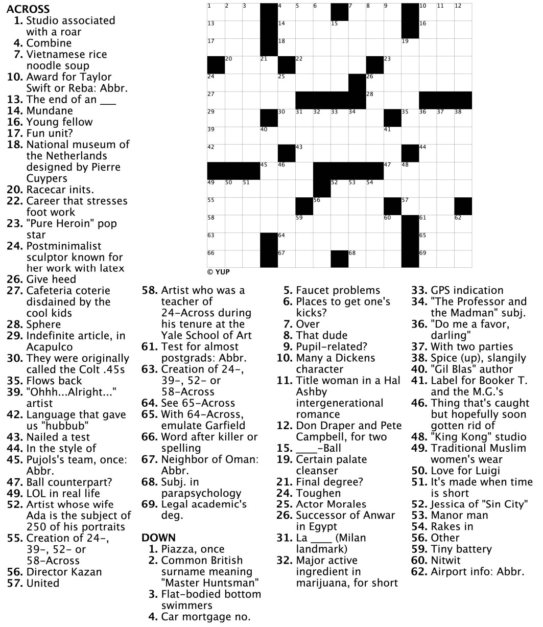 Printable Frank Longo Crossword Puzzles Free_28936