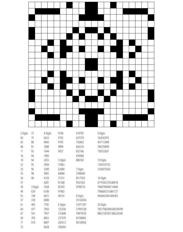 Printable Number Fill In Puzzles Printable JD