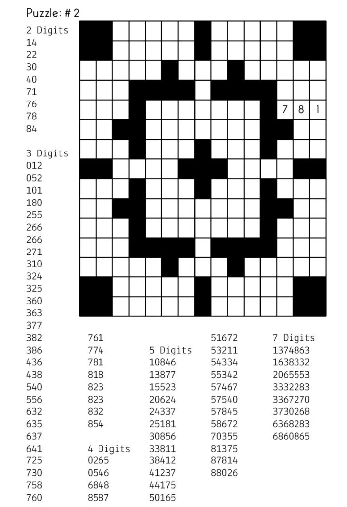 Printable Number Fill In Puzzles Printable JD