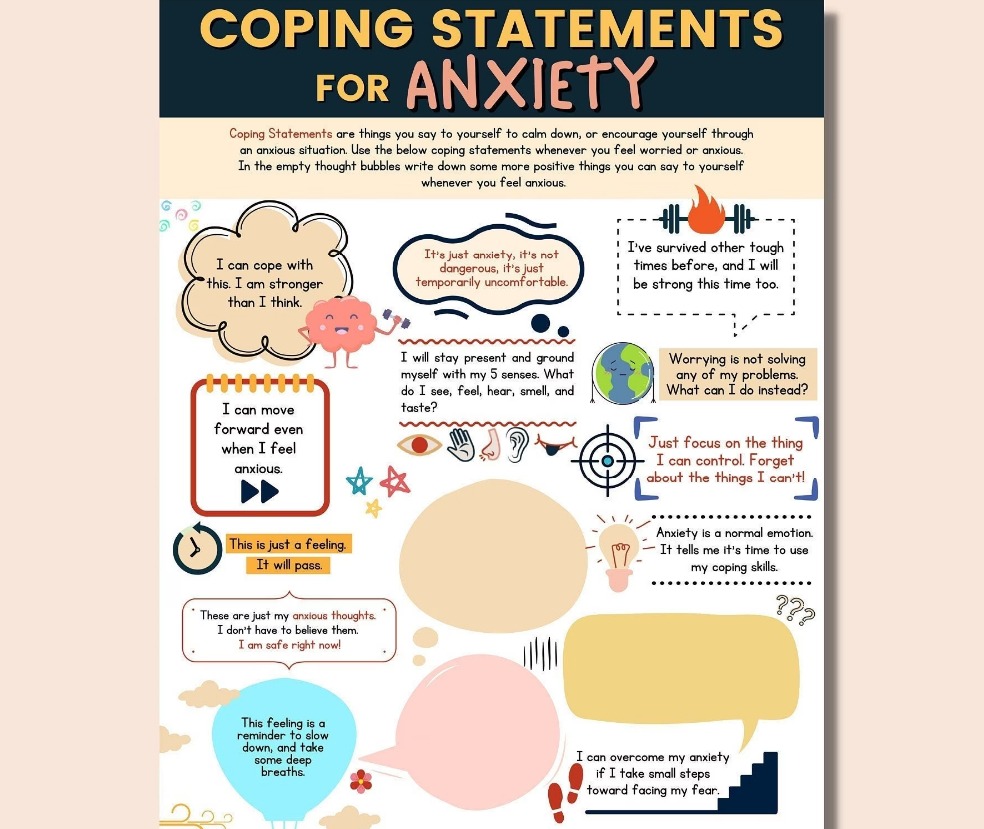 Printable Anxiety Coping Skills Worksheet - Printable JD