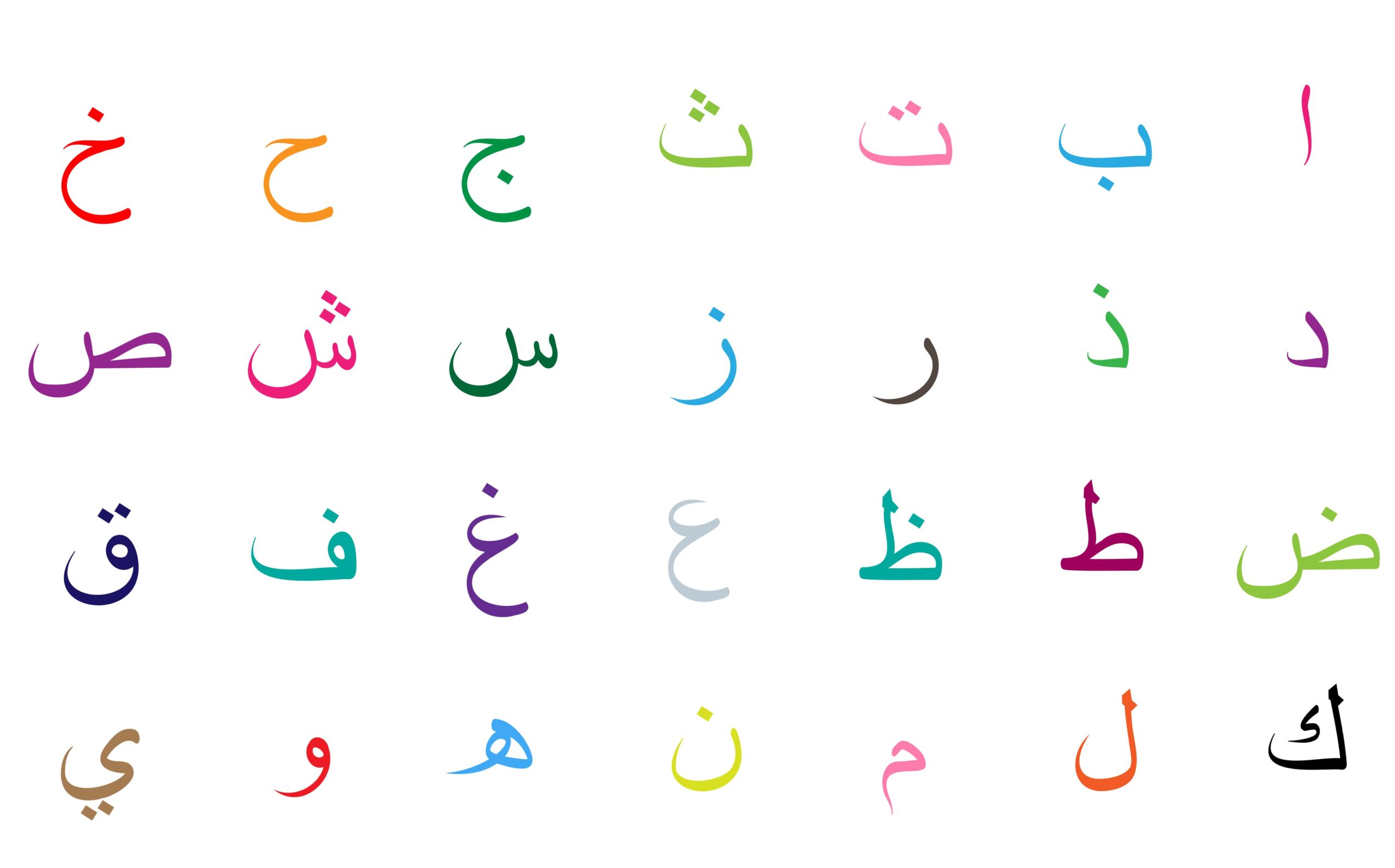 Printable Arabic Alphabet Worksheets - Printable JD