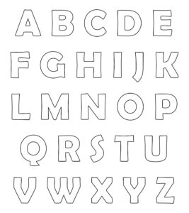 Printable Capital Letters To Print - Printable JD