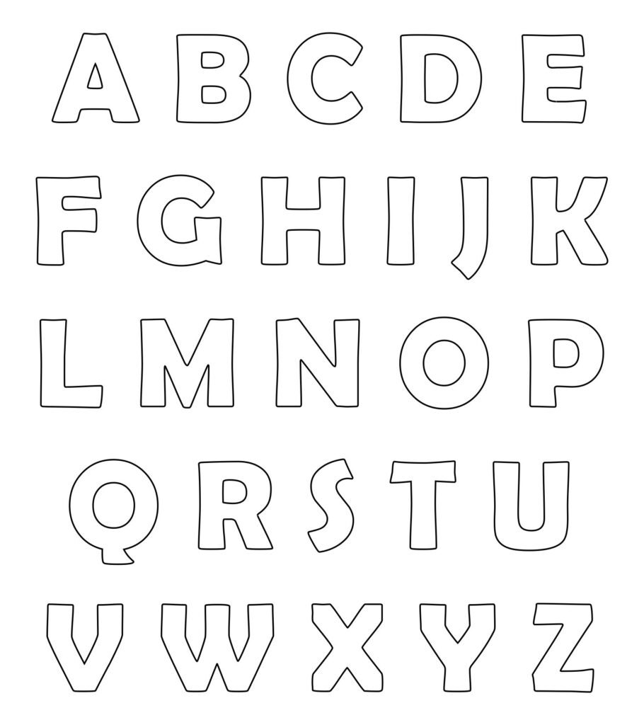 Printable Capital Letters To Print - Printable JD