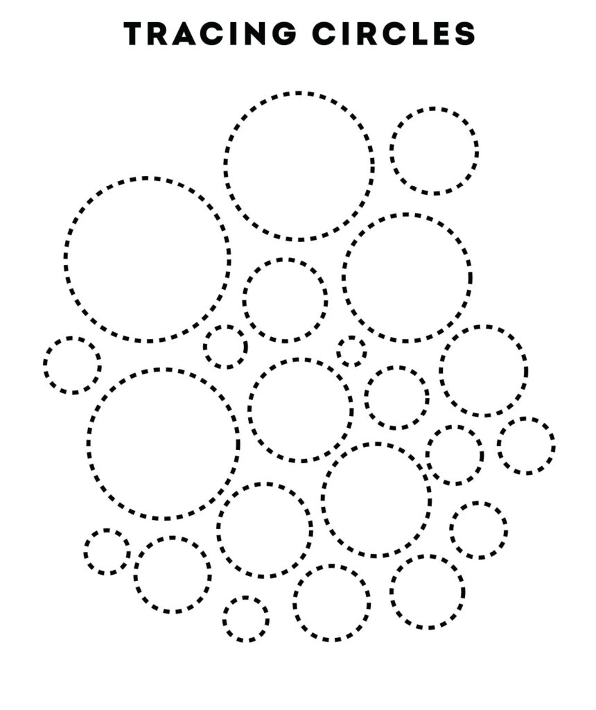 Printable Circle Tracing