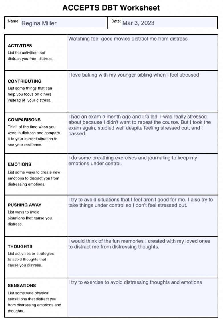 Printable DBT Handouts