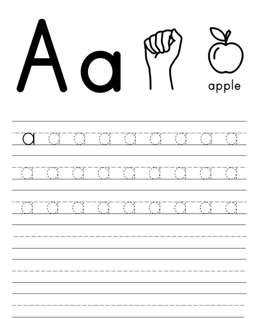 Printable Free Alphabet Tracing Worksheets Printable JD
