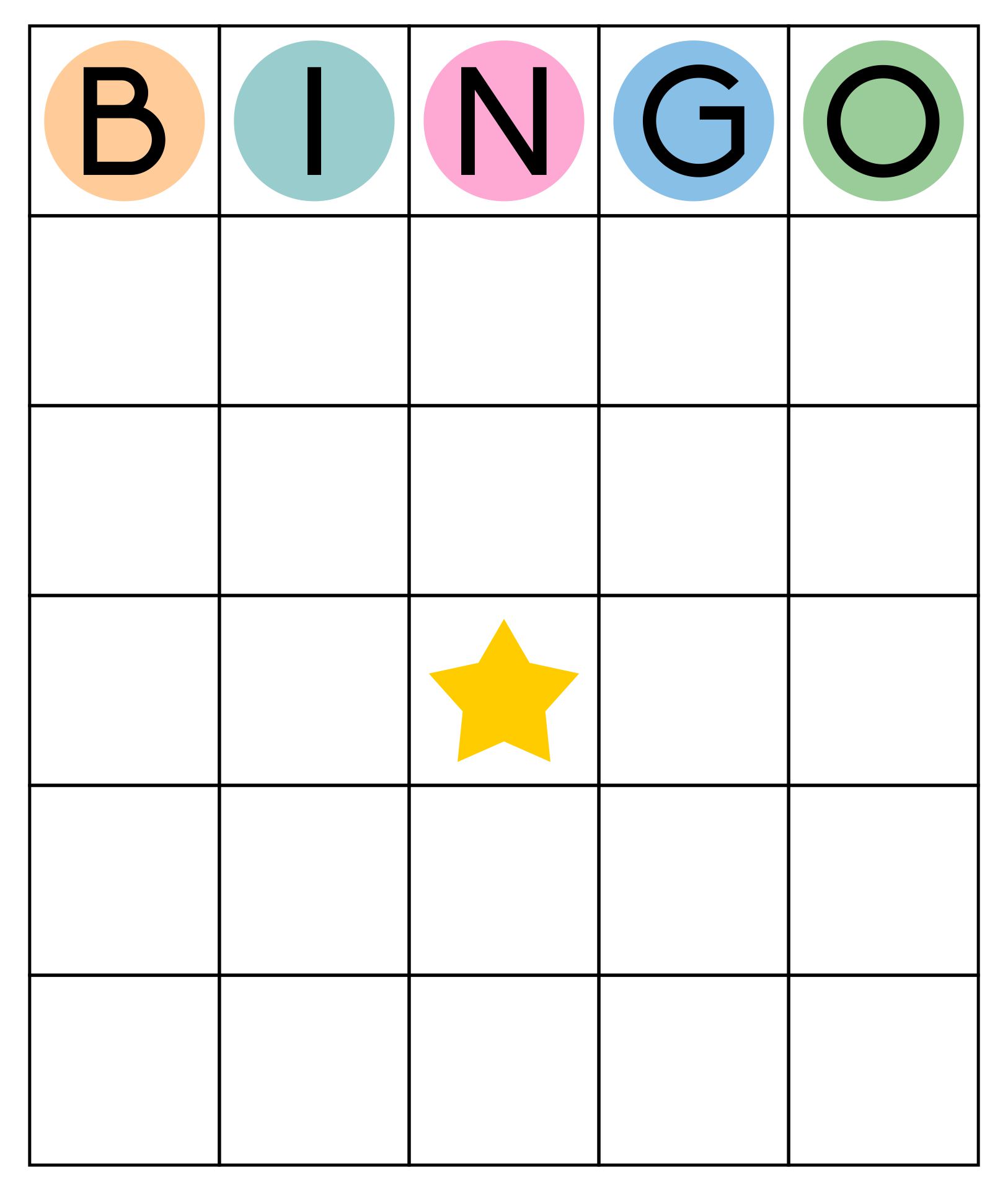 Printable Free Bingo Printout Sheets - Printable JD