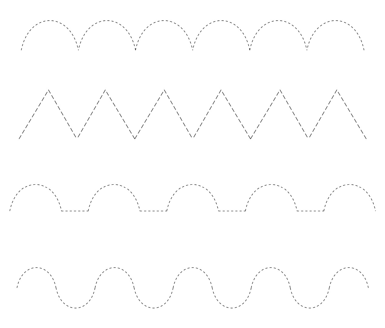 Printable Free Line Tracing Patterns In