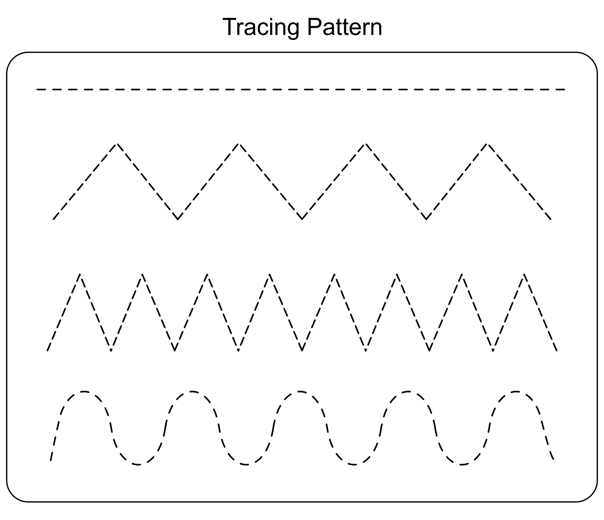 Printable Free Line Tracing Patterns In