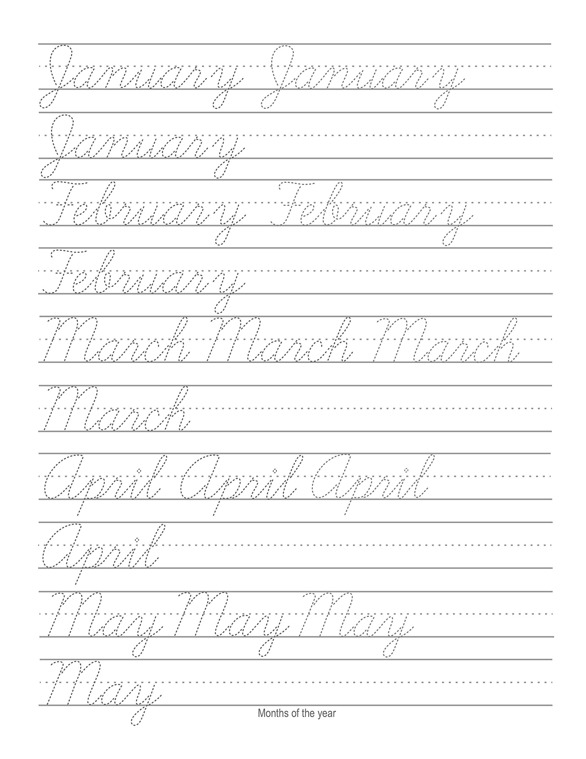 Printable Improve Your Handwriting Adults Worksheets