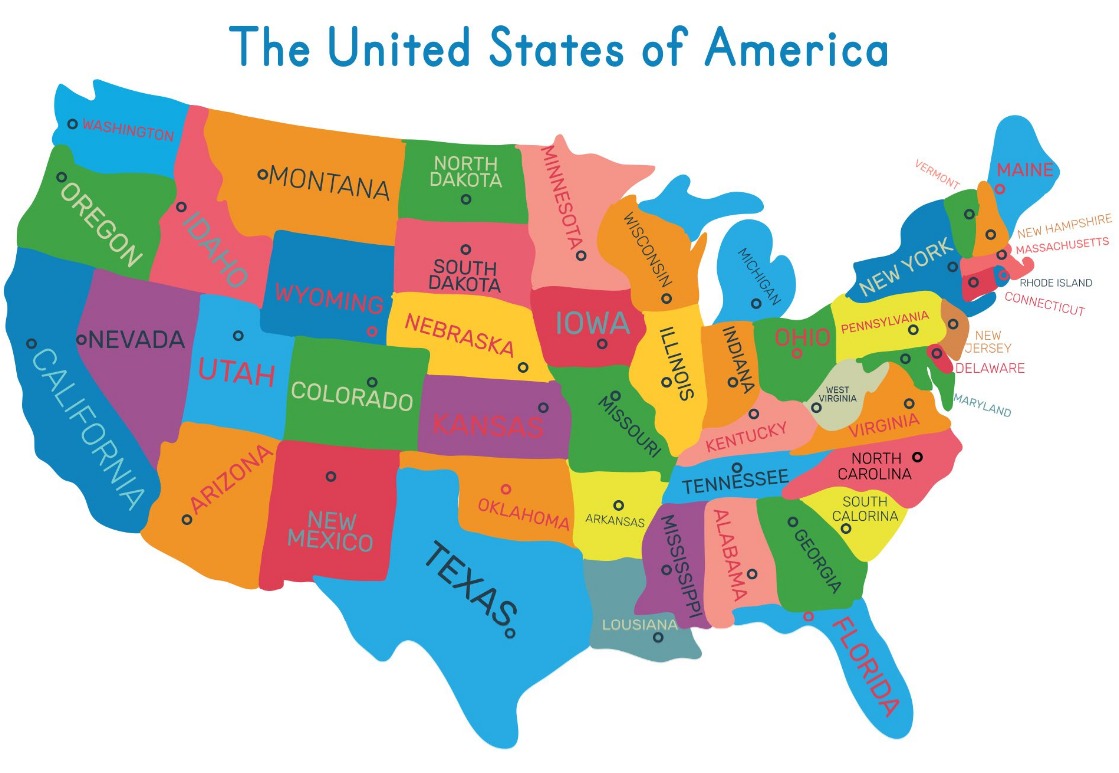 Printable Map Of United States