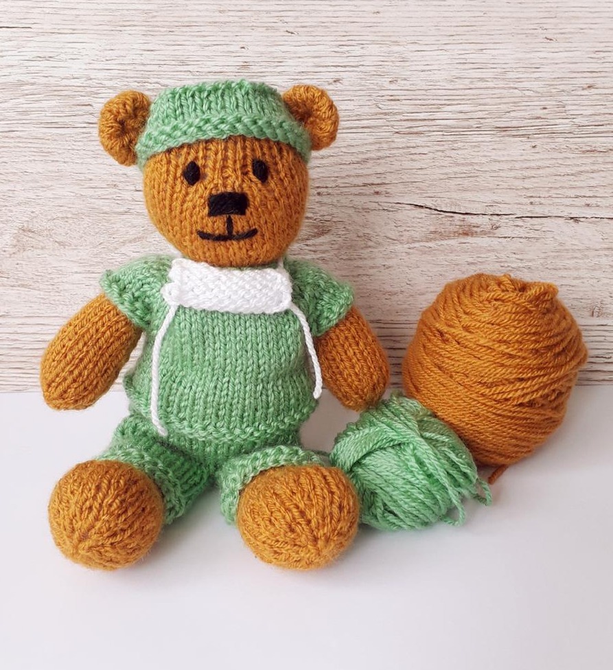 Printable NHS Teddy Bear Knitting Pattern