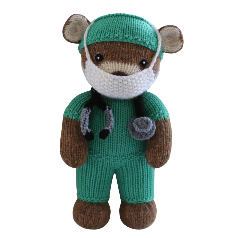 Printable NHS Teddy Bear Knitting Pattern - Printable JD