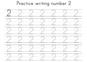 Printable Practice Tracing And Writing Number 21 Worksheet