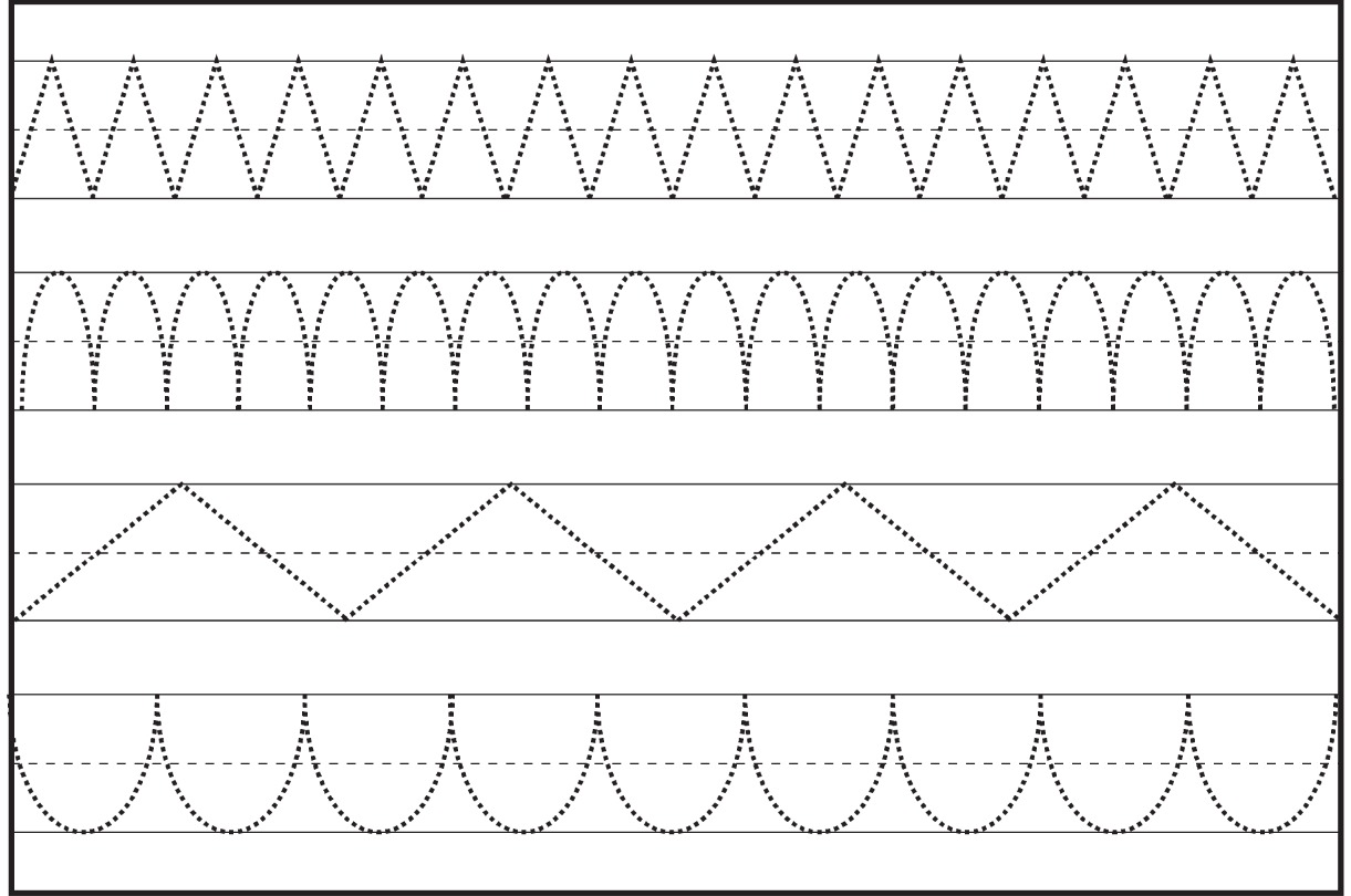 Printable Lines Tracing For Toddlers