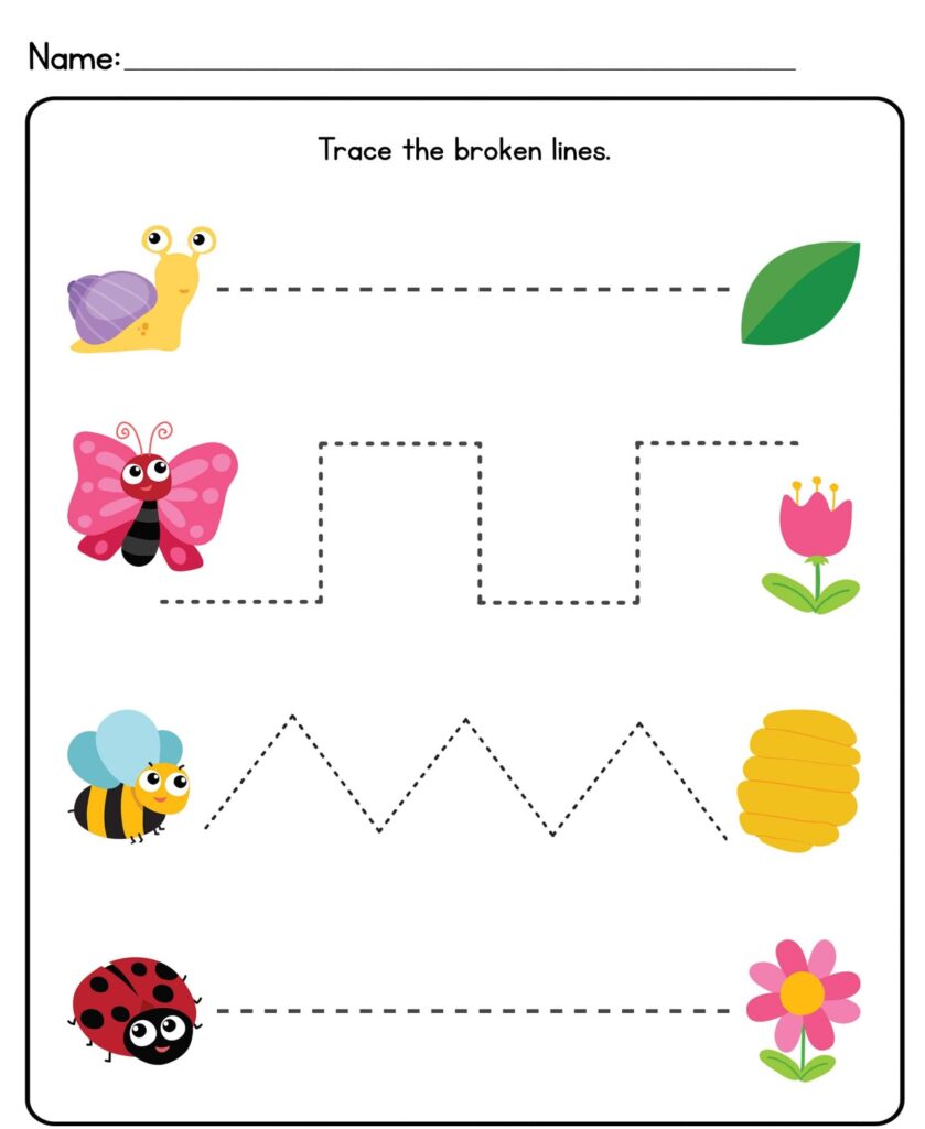 Printable Lines Tracing For Toddlers - Printable JD